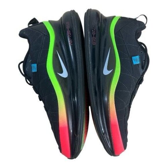 NIKE MX-720-818 "WORLDWIDE PACK" Men Trainers (CT1282 001) Black Orange Size 7 - Picture 6 of 14